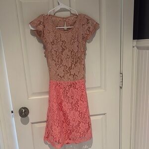 Signature8 Pink Lace Dress